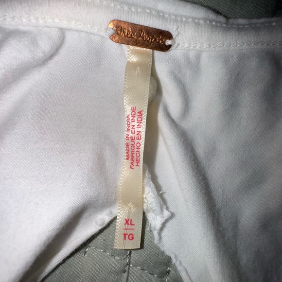 Free People Halter Top White Draped Handkerchief Hem Sold at Revolve. Size XL - Picture 4 of 11